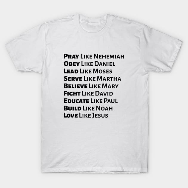 Love Like Jesus | Christian | Faith  | Religious T-Shirt by ChristianLifeApparel